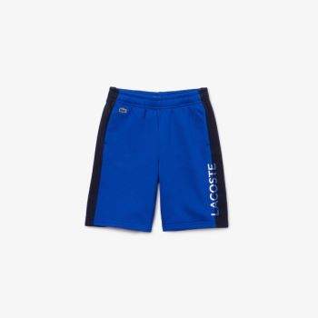 Lacoste Two-Tone Fleece Shorts - Kraťasy Dětské Blankyt / Tmavě Blankyt Blankyt | CZ-j402eE